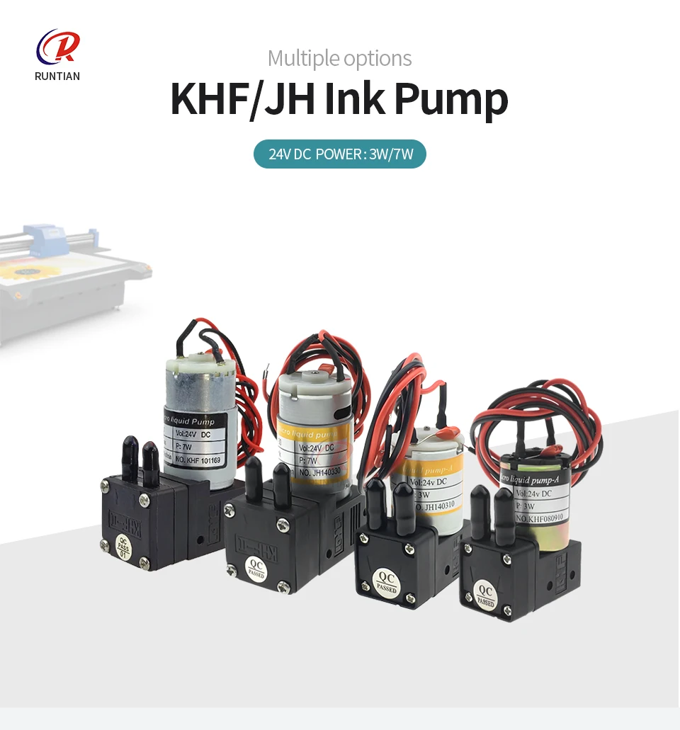1 Stück DTF-Drucker UV-Tintenpumpe Luftpumpe JH-10 JH-30 Mikro-Membranpumpe KHF-10 KHF-30 Tintenpumpe – Detail 2