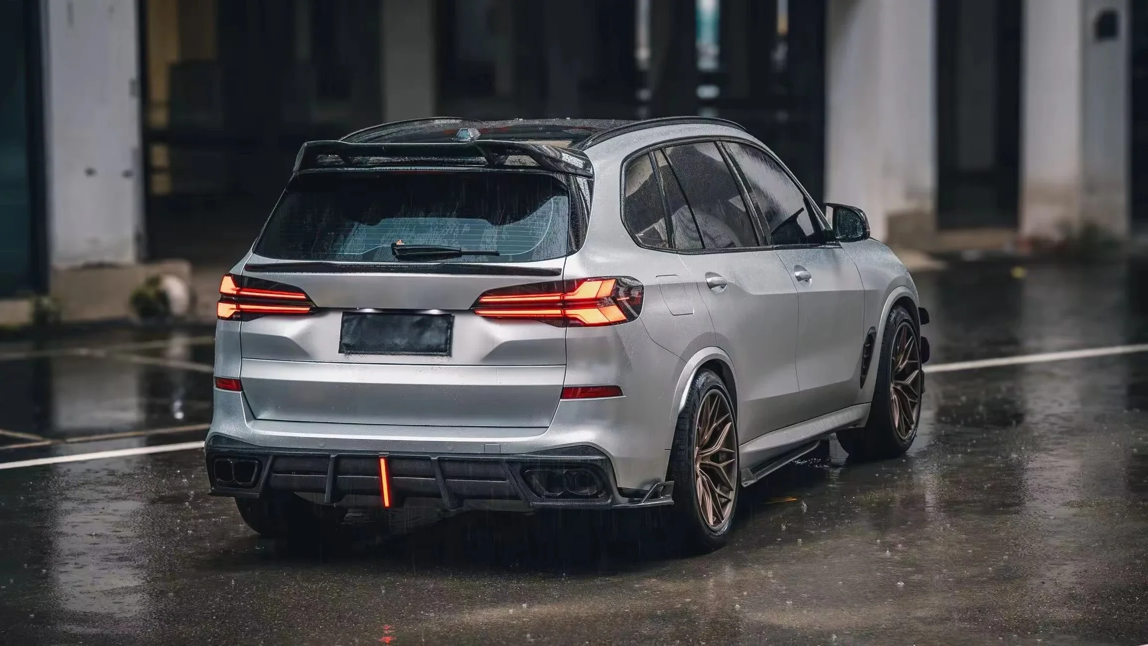 Dry Carbon Side Skirts for 3 Ser Sedan X5 G05 LCI  Carbon Side Bumper Protector Lip Body Kits