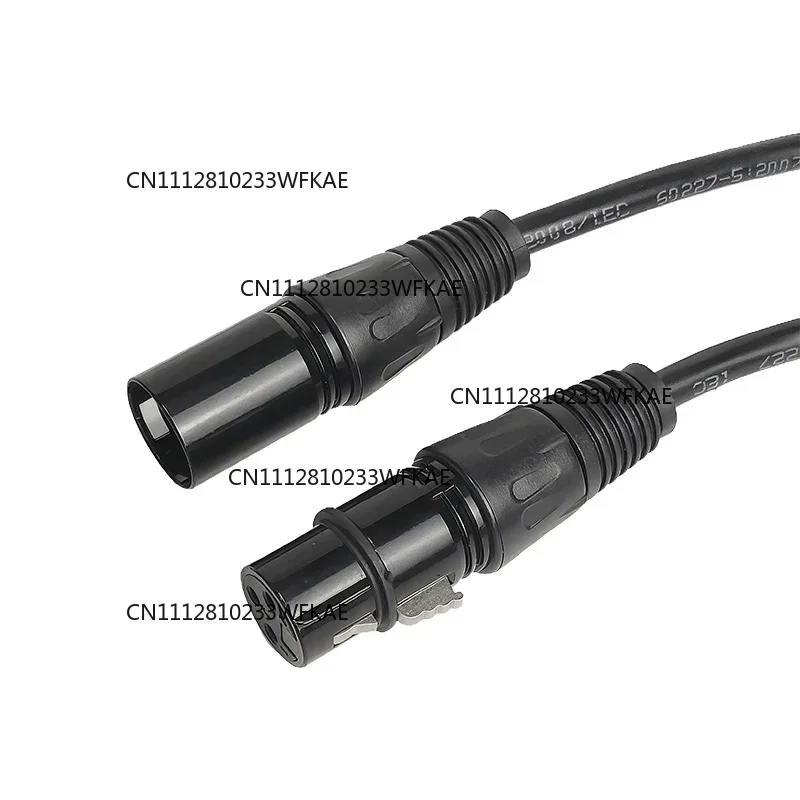 3-PIN XLR Cable 3*18AWG Male to Female Microphone Stage Light DMX Cable for Audio Mixer Speaker Amplifier