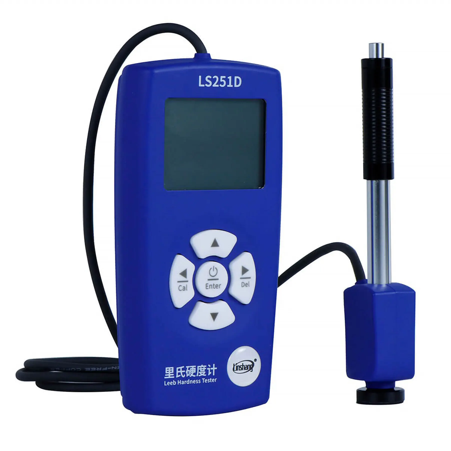 LS251D Best Digital Leeb Hardness Tester Portable Testing Machine for Copper Mild Blue Stainless Steel Aluminium Alloy