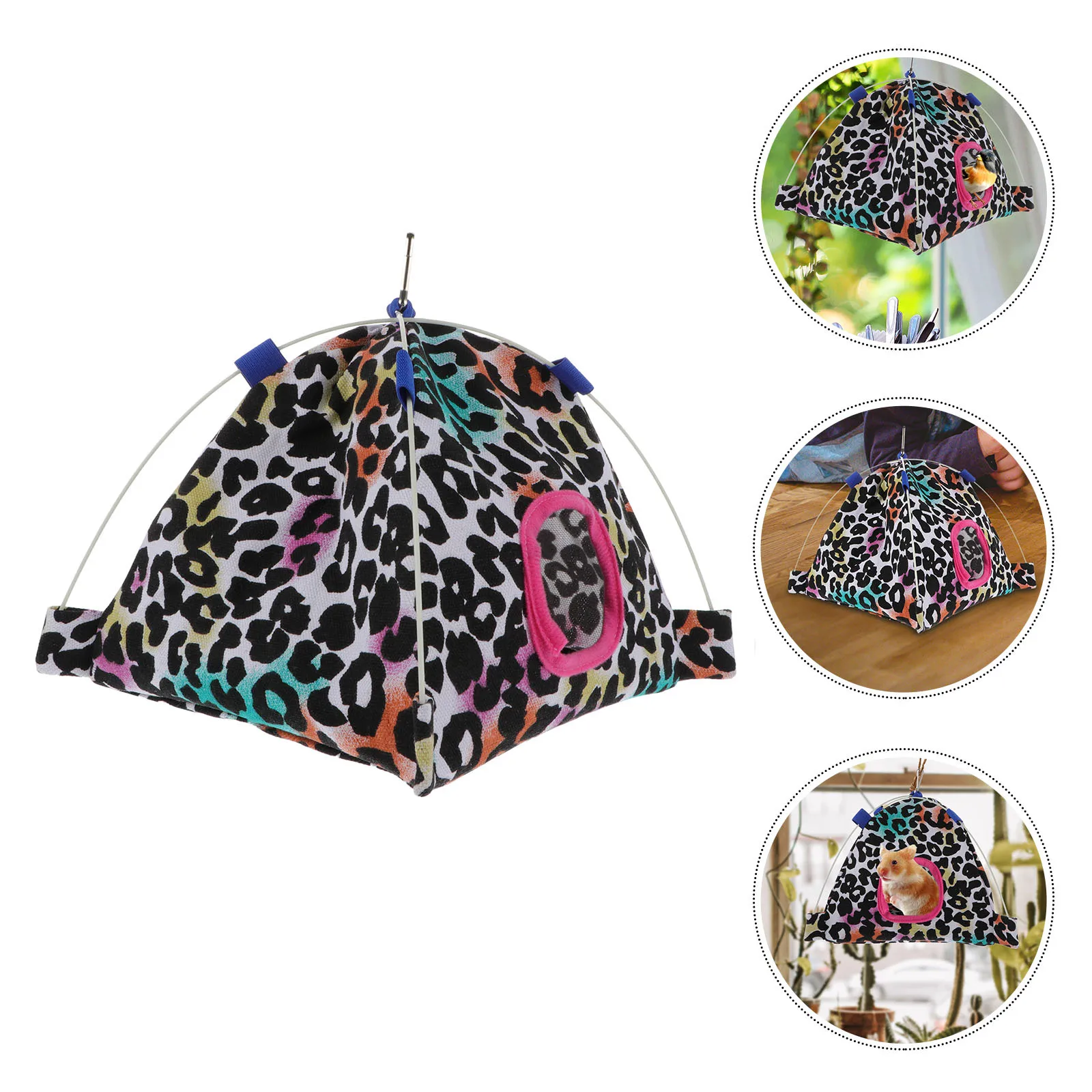

Pet Tent Small Animal Hammock Nest For Hamster Kitten Guinea Pig Squirrel Hanging Cage Bed Durable Washable Comfortable