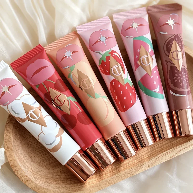 Hot Brand Makeup CT Colorful Water Powder Blusher Stick Fruit Flavor Lip Gloss & Love Heart Two Color Powder Blusher Cosmetics