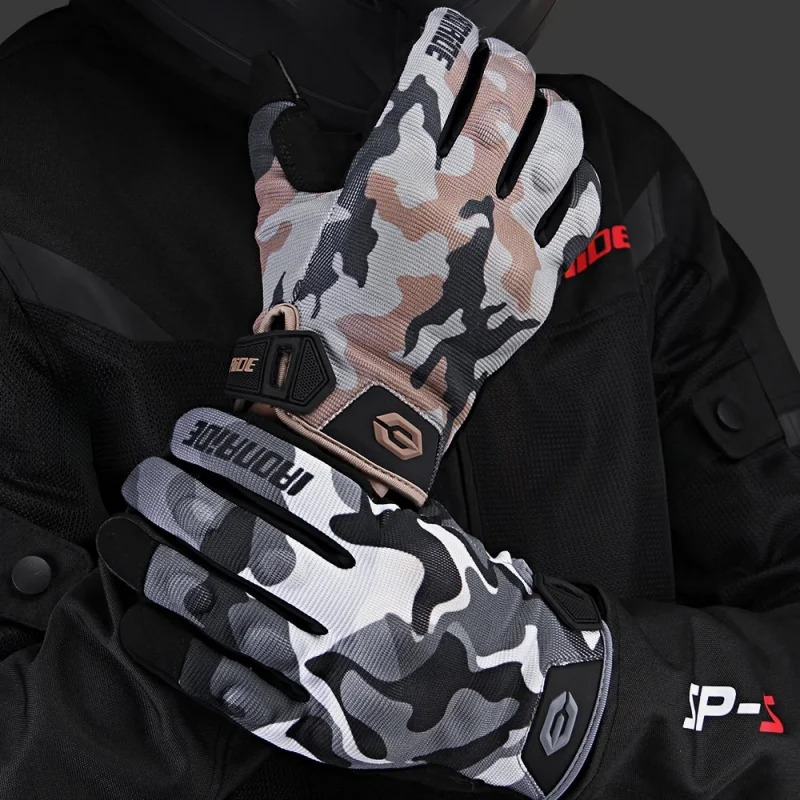 Men's Summer Motorcycle Motorbike Cycling Gloves Touchscreen Racing Protection Moto Gloves Riding Motocross Gloves Breathable