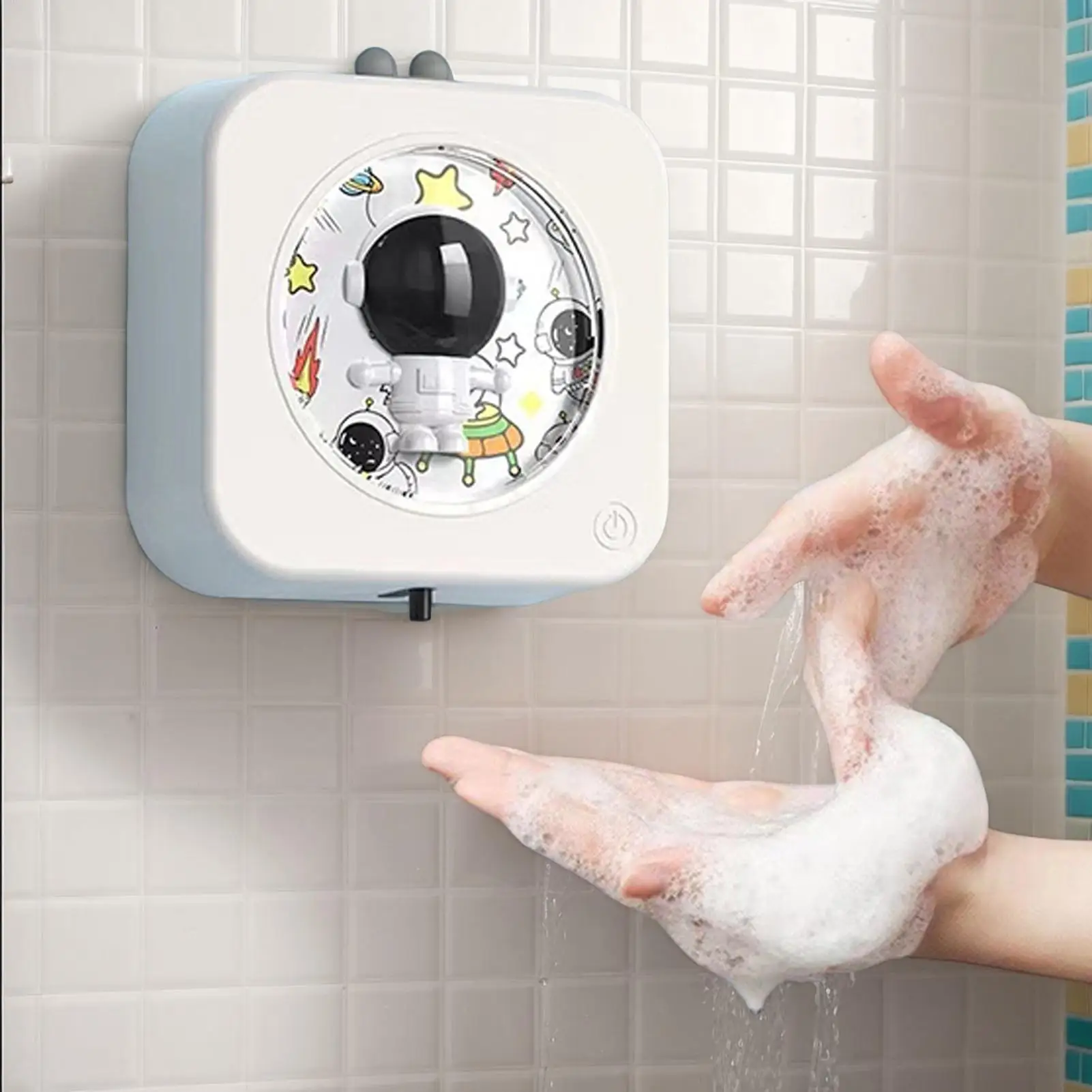 touchless-hand-soap-dispenser-350ml-astronaut-foaming-container-rechargeable-adjustable-foam-soap-dispenser-for-bathroom-kitchen