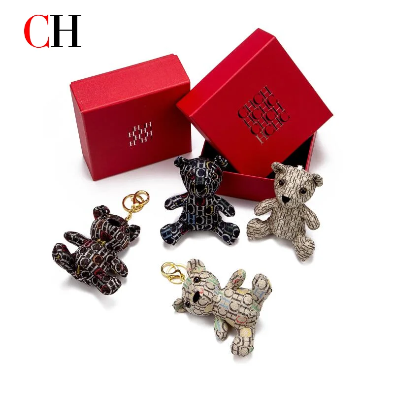 

CH Изысканная подарочная коробка, брелок с медведем, милая кукла, детские подарки, забавное украшение, универсальный рюкзак, подвесные аксессуары