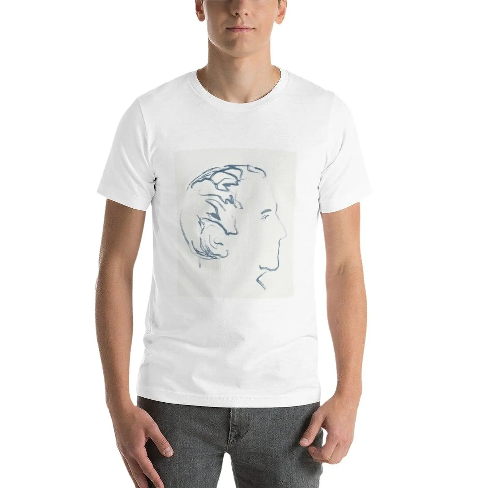 New Gertrude Stein T-Shirt Aesthetic clothing summer clothes boys white t shirts slim fit t shirts for men image 3