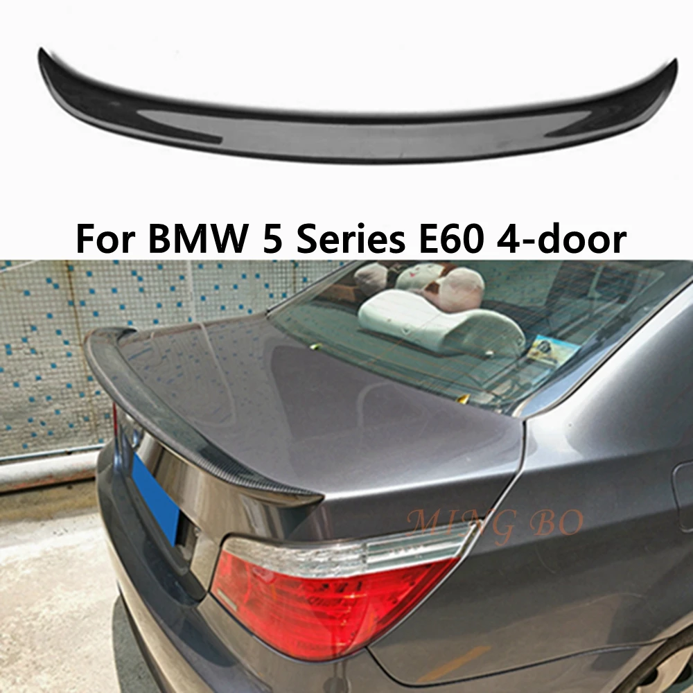 

For BMW 5 Series E60 4-door Saloon 525i 528i 530i 535i AC Style Carbon Fiber Forged carbon Rear Spoiler Trunk Wing 2004-2009