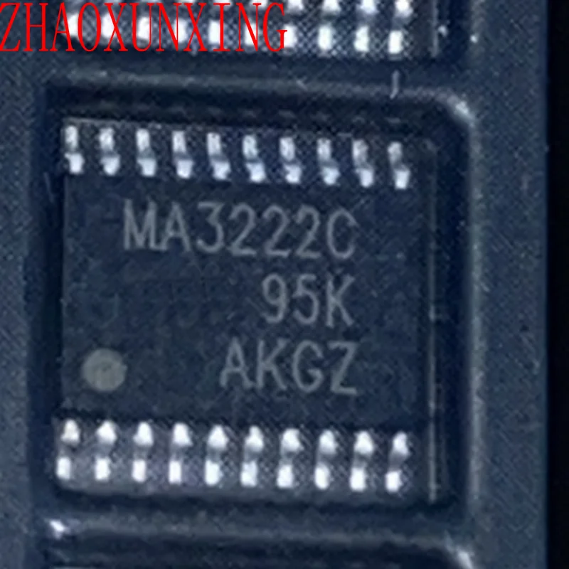 5PCS 100% original autêntico max3222cpwr TSSOP-20 max3222 tssop20 código: ma3222c interface ic chip