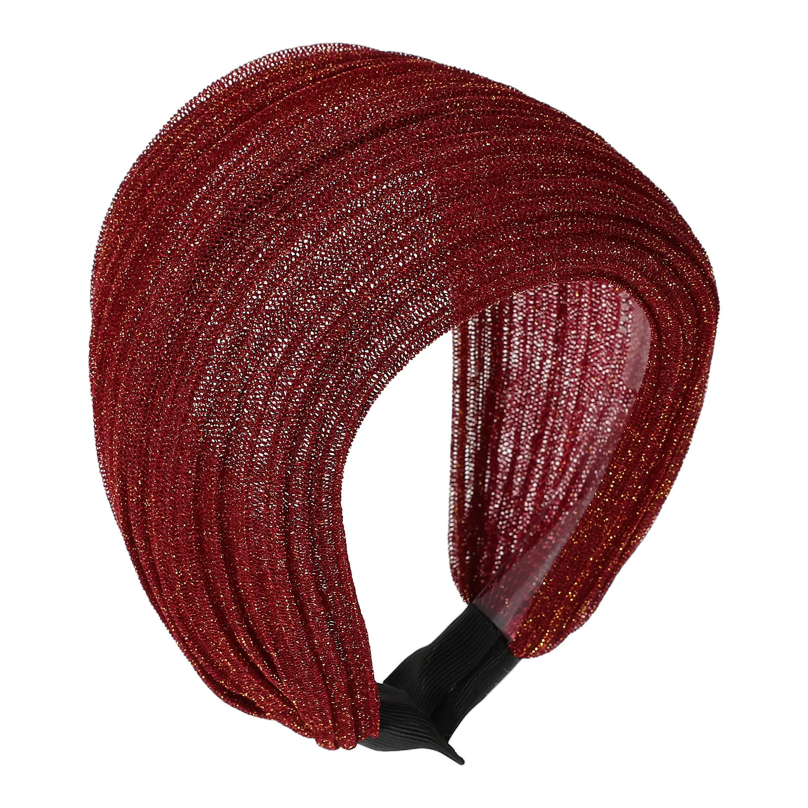 

Wide Headband for Women Stylish Elastic Headwear Cover White Hair Secure Fit for Sports Work Casual Outings Lace Hairband