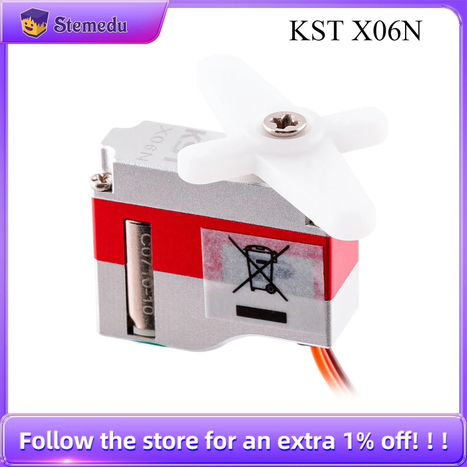 KST X06N V6.0 1.8 كجم عزم الدوران HV مايكرو الرقمية ميتال جير محرك معزز للطائرة بدون طيار FPV عالية الأداء RC طائرة هليكوبتر شراعية