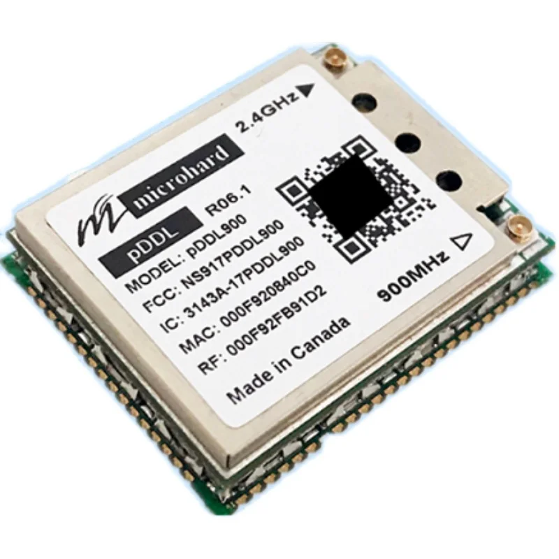 Canada Microhard PDDL900 wireless radio module block MHS118100 figure