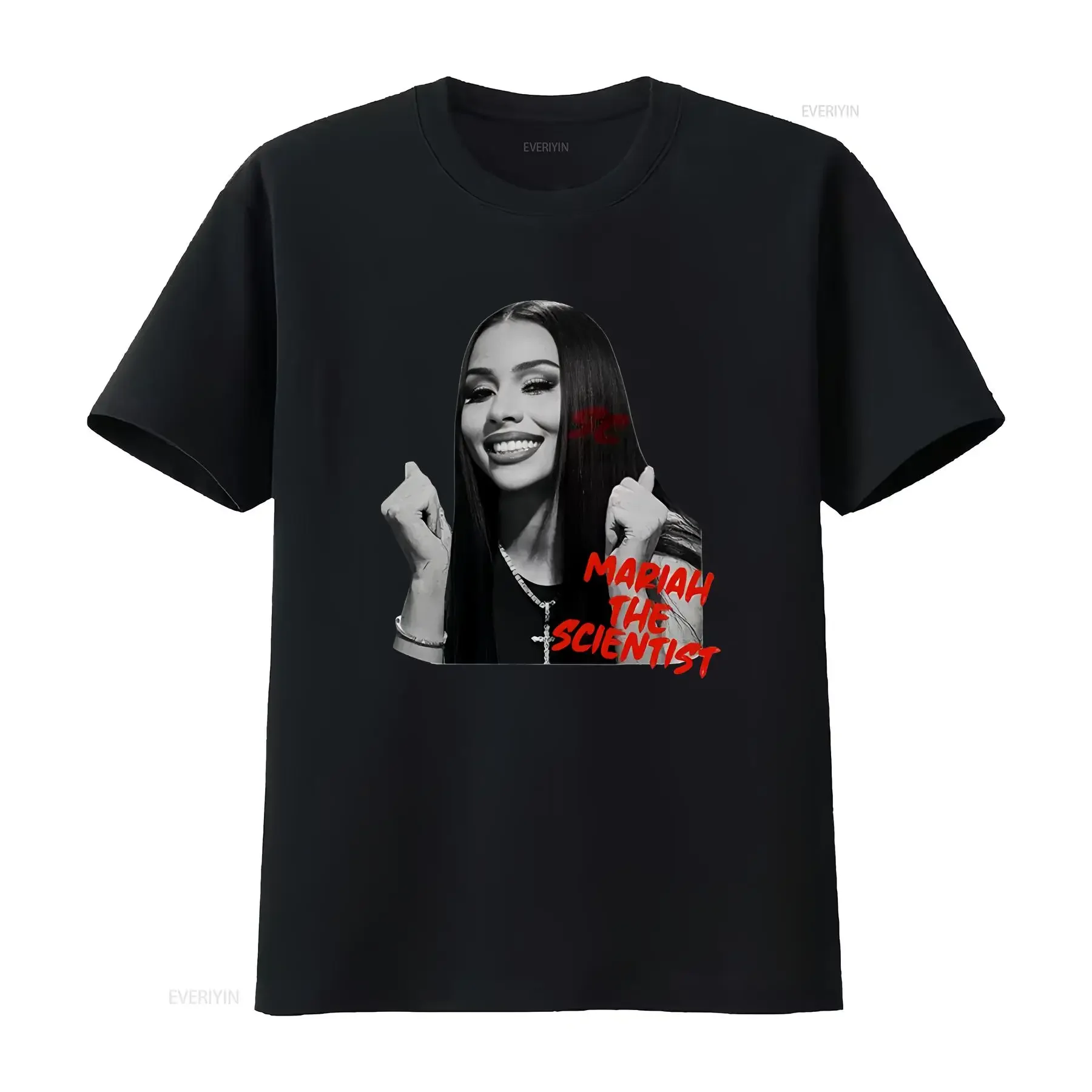 Mariah The Scientist Big Face Rap T Shirt Allsizes vintage Washed graphic designer clothes Slightly Comfortable homme