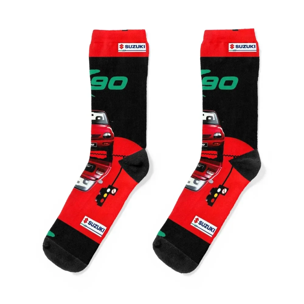 

X90 X-90 4x4 OFFROADER ADVERT Socks essential hiphop japanese fashion Socks Women Men's