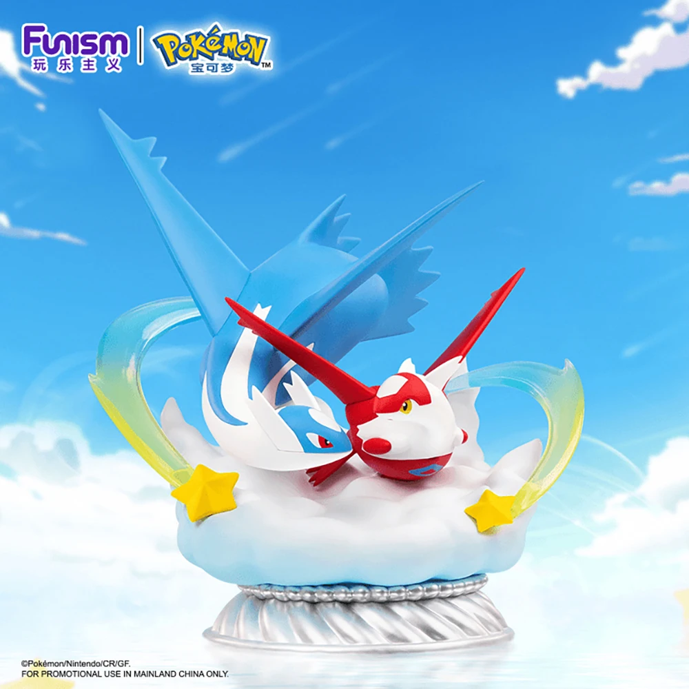 New Original Funism Pokemon Latias and Latios 18Cm Anime Figures Home Table Collectible Model Toys Gifts for Fans Kids