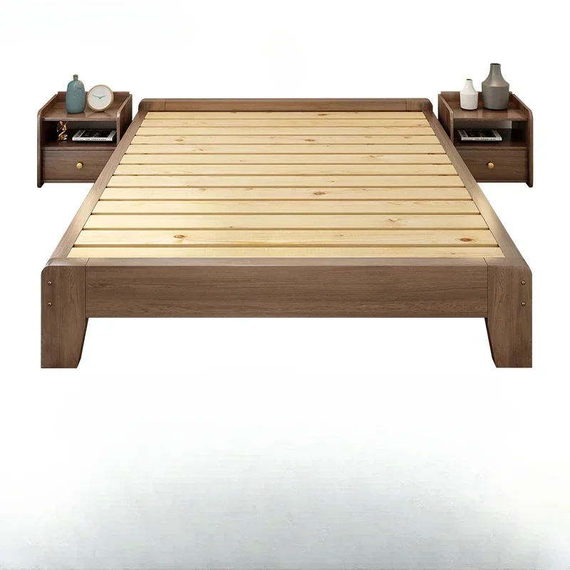 

Luxurious Nordic Modular Aesthetic Bed Frames King Size Cheap Cute Modern Queen Double Bed Frames Wood Bedroom Furniture