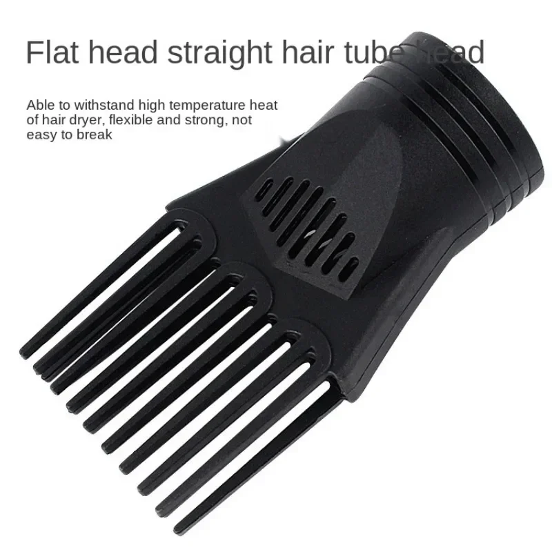 5cm Hair Nozzle Dryer Air Blow Collecting Wind Nozzle Comb Hair Diffuser Dryer Comb Heat Insulating Material for Salon Home Use