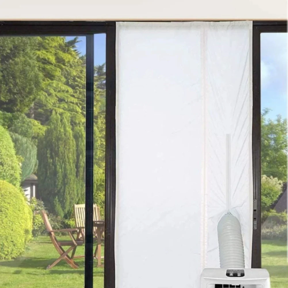 For Air conditioning sealing cloth for sliding doors with easy installation fits portable units and vented dryers 210 by 90 cm