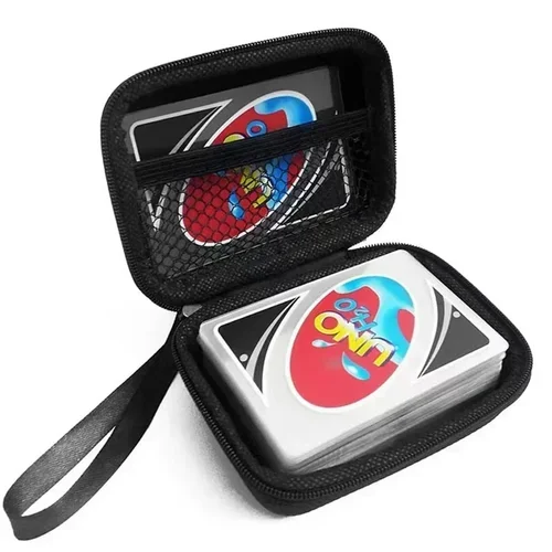 1Pcs UNO 스토리지 카드 게임 상자 카드 슬리브 보드 게임 타로 삼국 포커 카드 수호자 여러 가지 빛깔의 생일 선물
