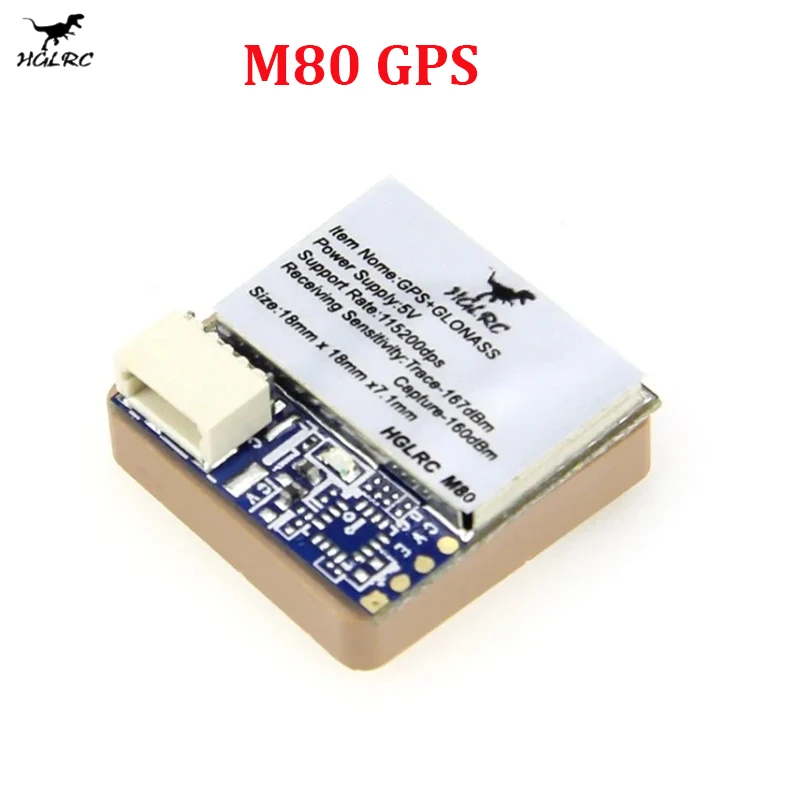 HGLRC  M80 PRO GPS 10th Generation Chip three-mode Positioning 3.3V-5V For FPV Racing Drone RC Freestyle