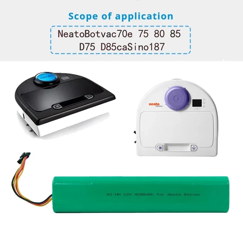 

Сменный литий-ионный аккумулятор 12 В, 4000 мАч для пылесоса Neato BotVac 70e 75 80 85 D75 D85, для серии neato Botvac D