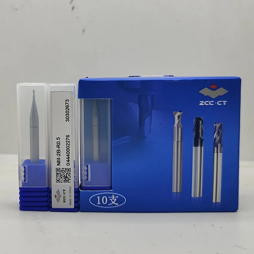 

ZCC.CT NM-2B-R1.0/NM-2B-R1.5/NM-2B-R2.0/NM-2B-R2.5/NM-2B-R3.0/NM-2B-R4.0/NM-2B-R5.0/NM-2B-R6.0 2 F Straight shank Ball End Mills