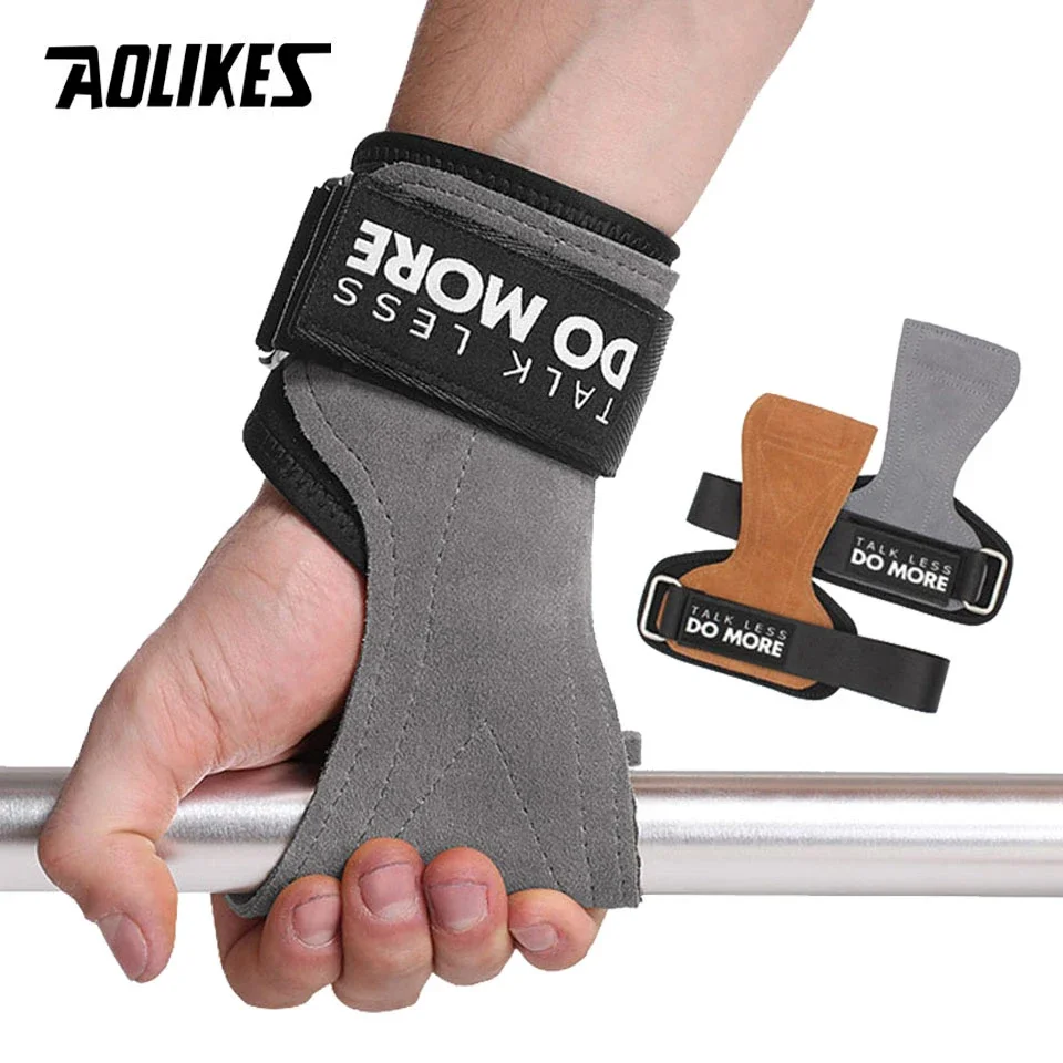 1 Pair Gym Horizontal  Gloves for Weight Lifting Training Sports Crossfit Fitness Bodybuilding Workout Palm Protector Ab Penis