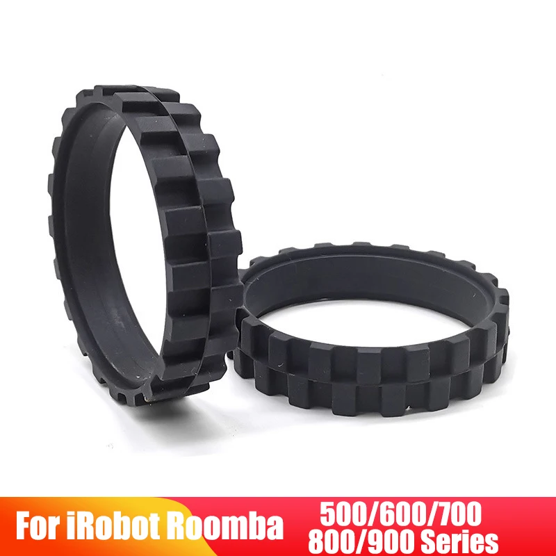 Tires For iRobot ROOMBA Wheels 500 600700 800 900E5 I7+S9 IROBOT 980 698 Series Anti-Slip Rubber Wheel  Accessories Spare Part