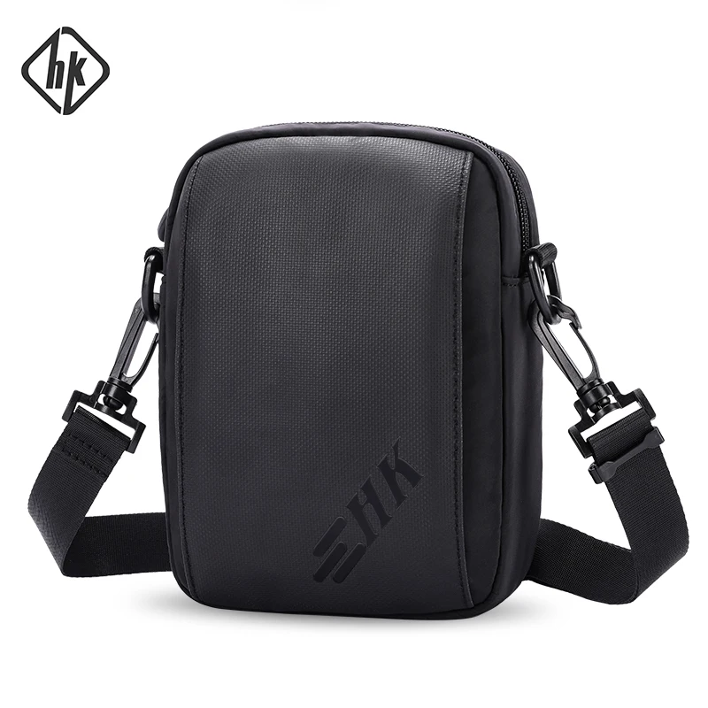 Hk Casual Mannen Schoudertas Waterdichte Vintage Crossbody Tassen Hoge Kwaliteit Mannelijke Handtas Capaciteit Mannen Messenger Bags Nieuwe Zak