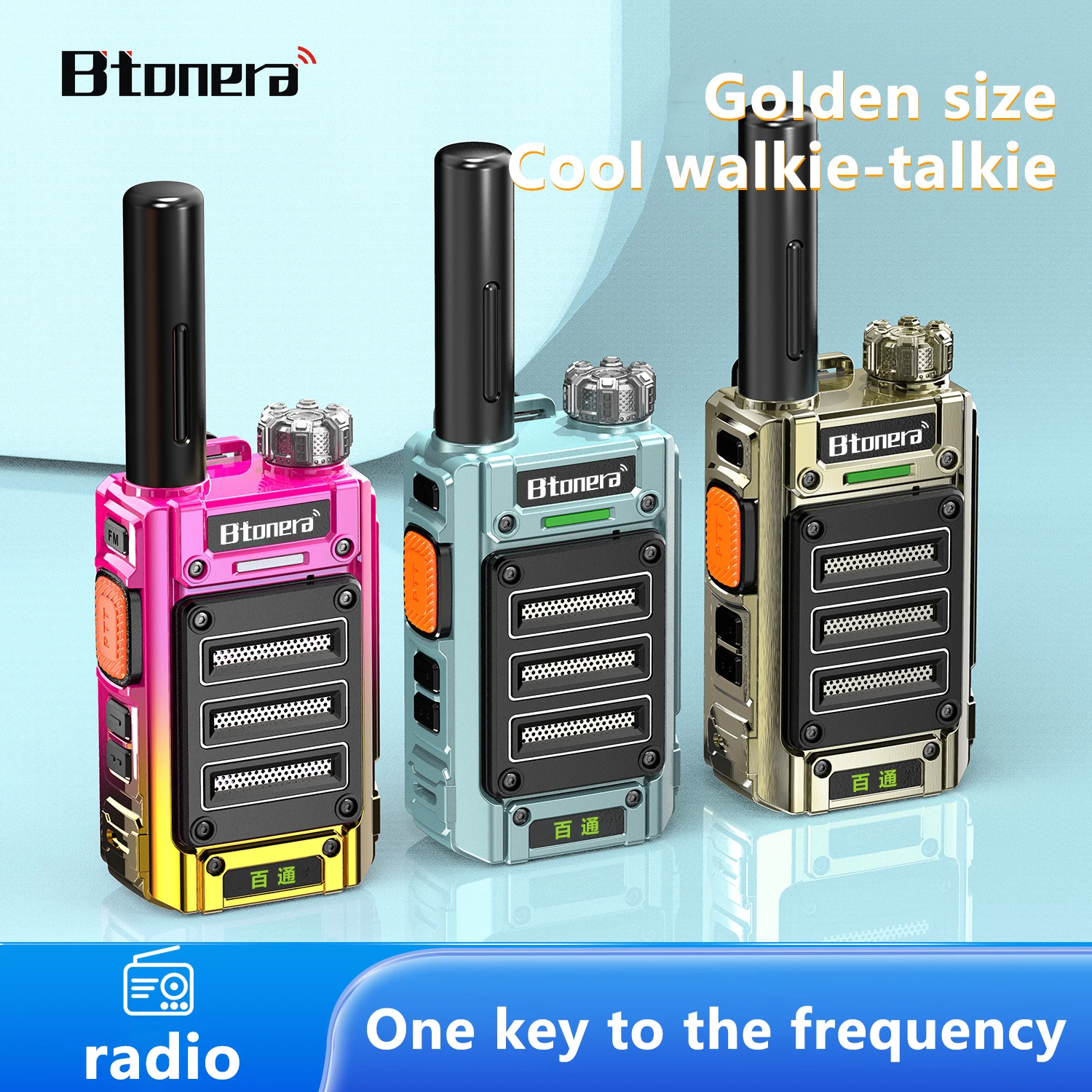 BTDX G65 Walkie Talkie 1 pcs PMR 446 FRS Walkie-Talkies Two Way Radio Portable Communication Equipment PTT Radio Hotel Cafe