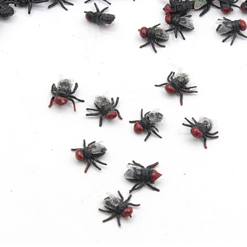 Faux mille-pattes simulés, 10 pièces, jouet farces d'insectes pour fête d'halloween