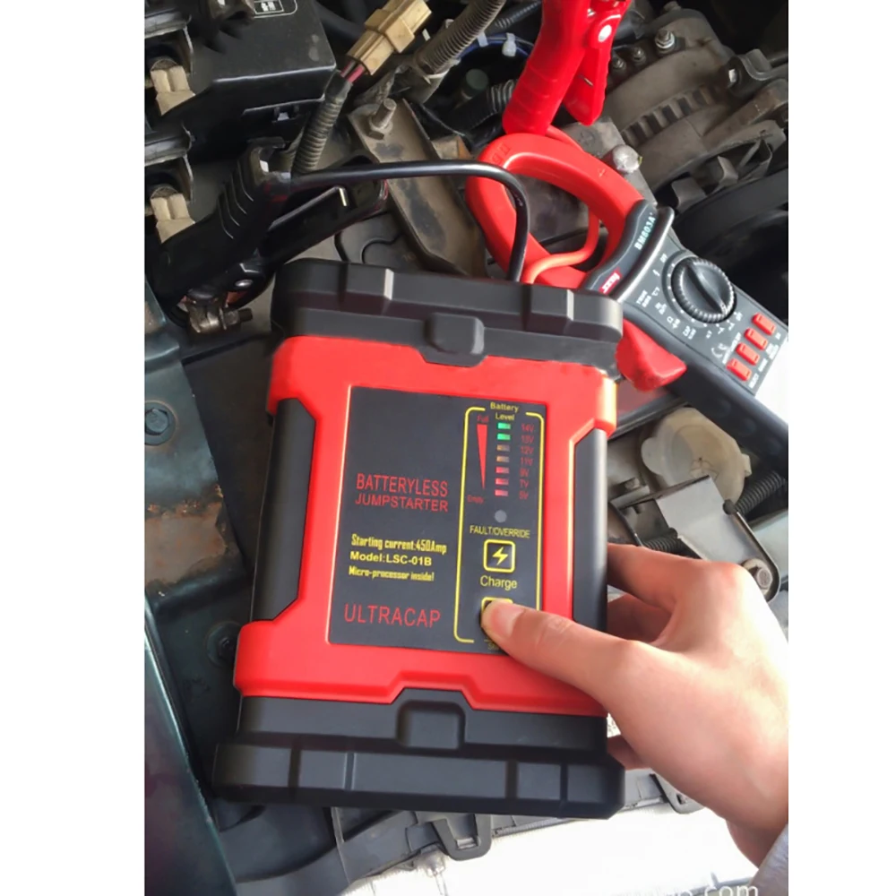 

Hot Ultra Capacitor multi-functional auto emergency tool kit battery starter power charger