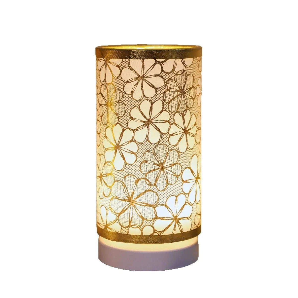 مصباح مكتبي مزخرف من القماش بمقبس USB لتزيين غرفة النوم المنزلية #4