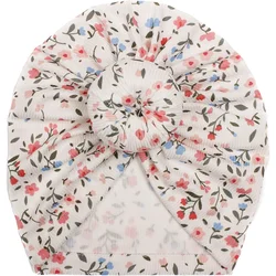 Turban à fleurs pour bébé de 0.5 à 6 ans, bonnet pour nouveau-né, bandeau de sauna