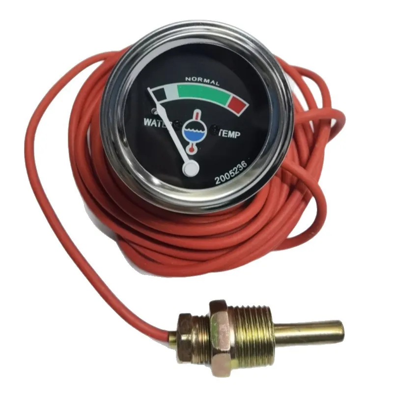 Mechanical Water Temperature Gauge 52mm 4.5M Tube For Caterpillar For Bulldozer For Loader Machinery Engine Coolant Monitor 2