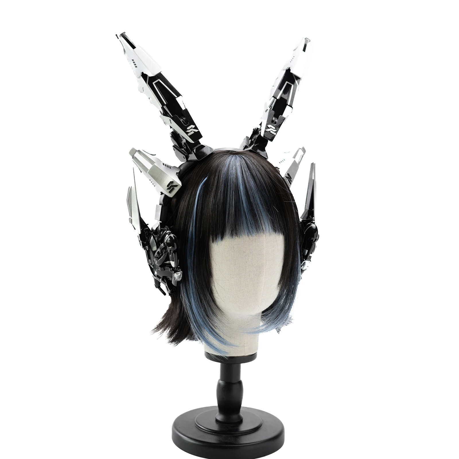 

Little Devil Cyber Role Punk Mask Girl punk Mechanical COS Mask Wireless Bluetooth Earphones Cosplay Props