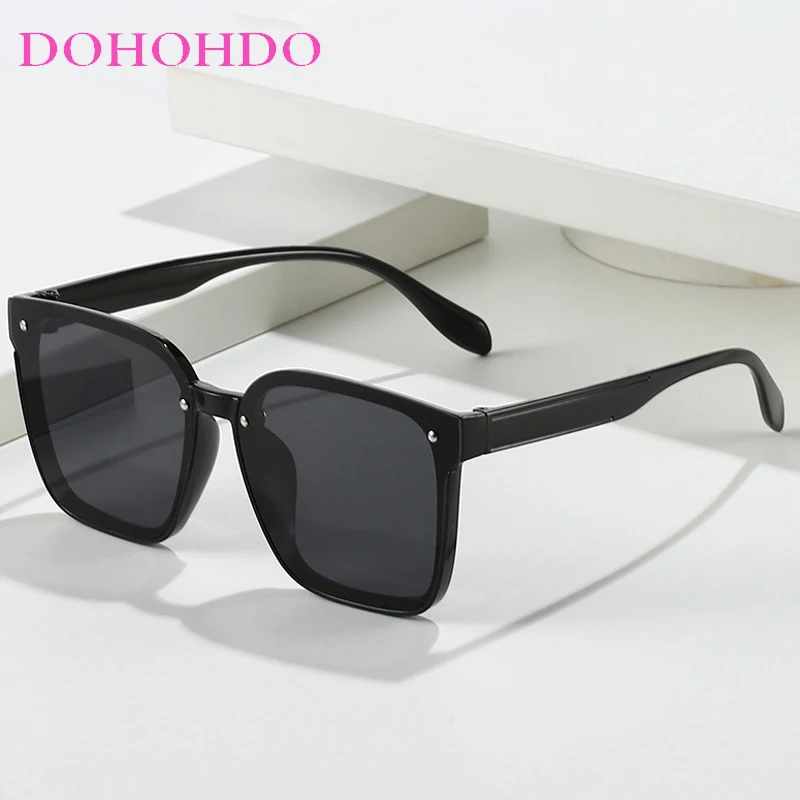 

Square Large Frame Sunglasses Women Men Luxury Brief Design Outdoor Sports Summer Traveling Sun Glasses UV400 Gafas De Sol Mujer