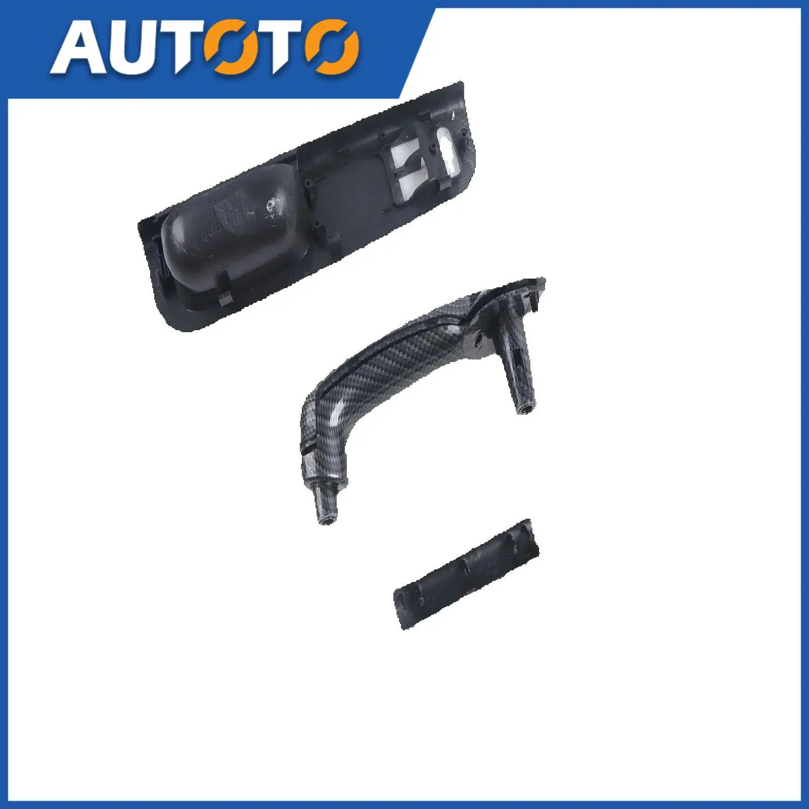 

1 комплект, отделка внутренней дверной ручки 3B1867171D 1J0867172A для MK4 Golf 2Dr LHD, стиль из углеродного волокна