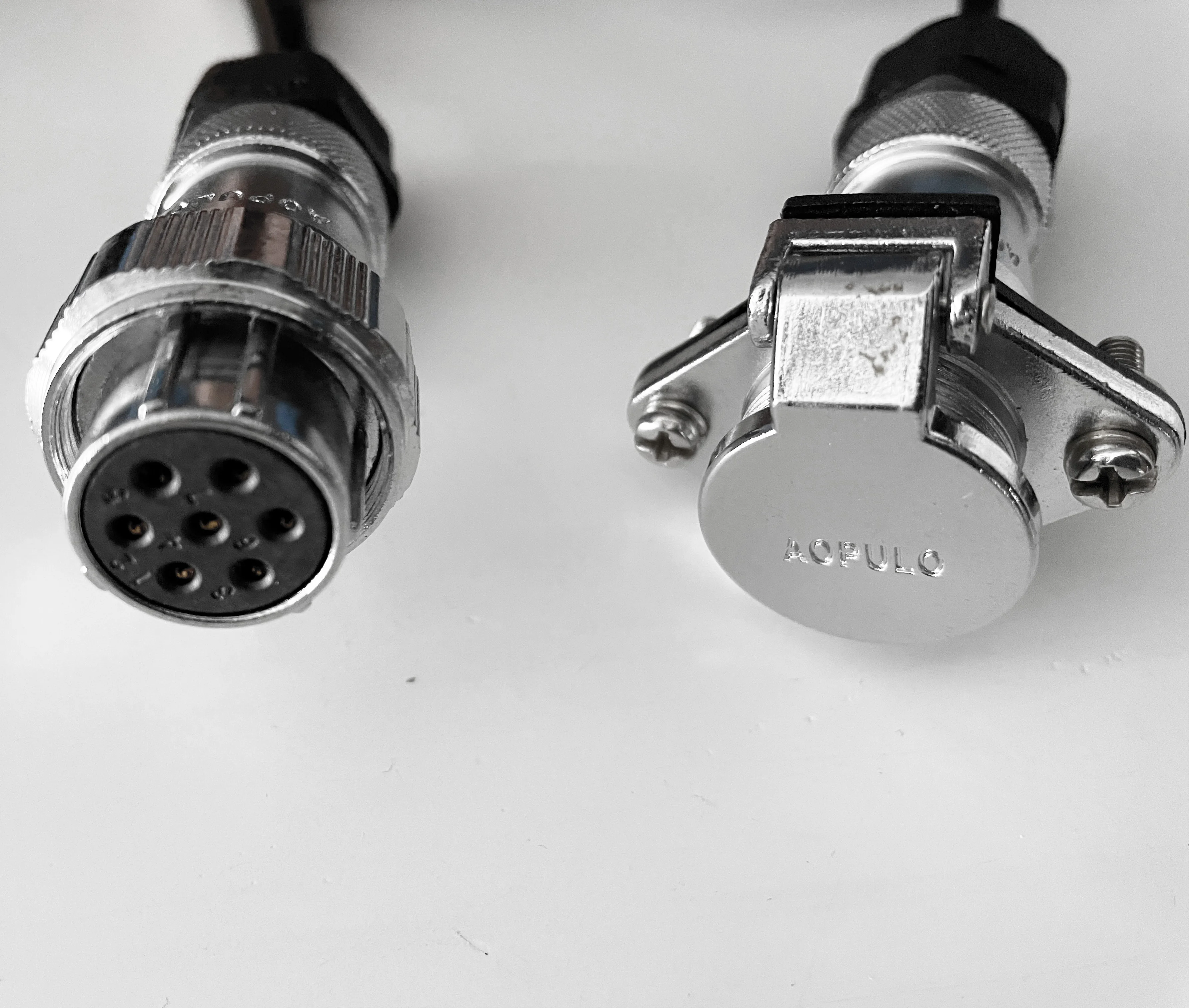 OEM ODM Car Rear View Camera Spiral Cable Audio Video Truck Trailer Cable For Trailer Camera System