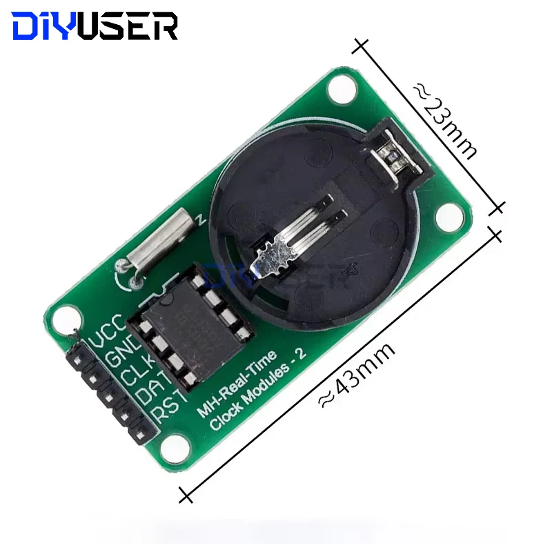 DIYUSER Smart Electronics DS1302 Real Time Clock Module for UNO MEGA Development Board Diy Starter Kit