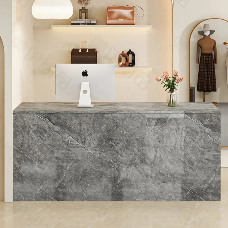 

Кассовый аппарат Деловой аппарат Спа-ресепшн Стойка для салона красоты Эстетический стержень Стойка середины века Коммерческая мебель