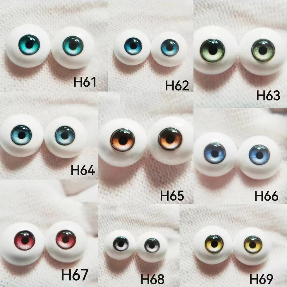 BJD Doll Eyeball Resin Eyes For Toys OB11 1/6 1/8 1/12 1/4 1/3 BJD Doll Accessories DIY Handmade  Eyeball