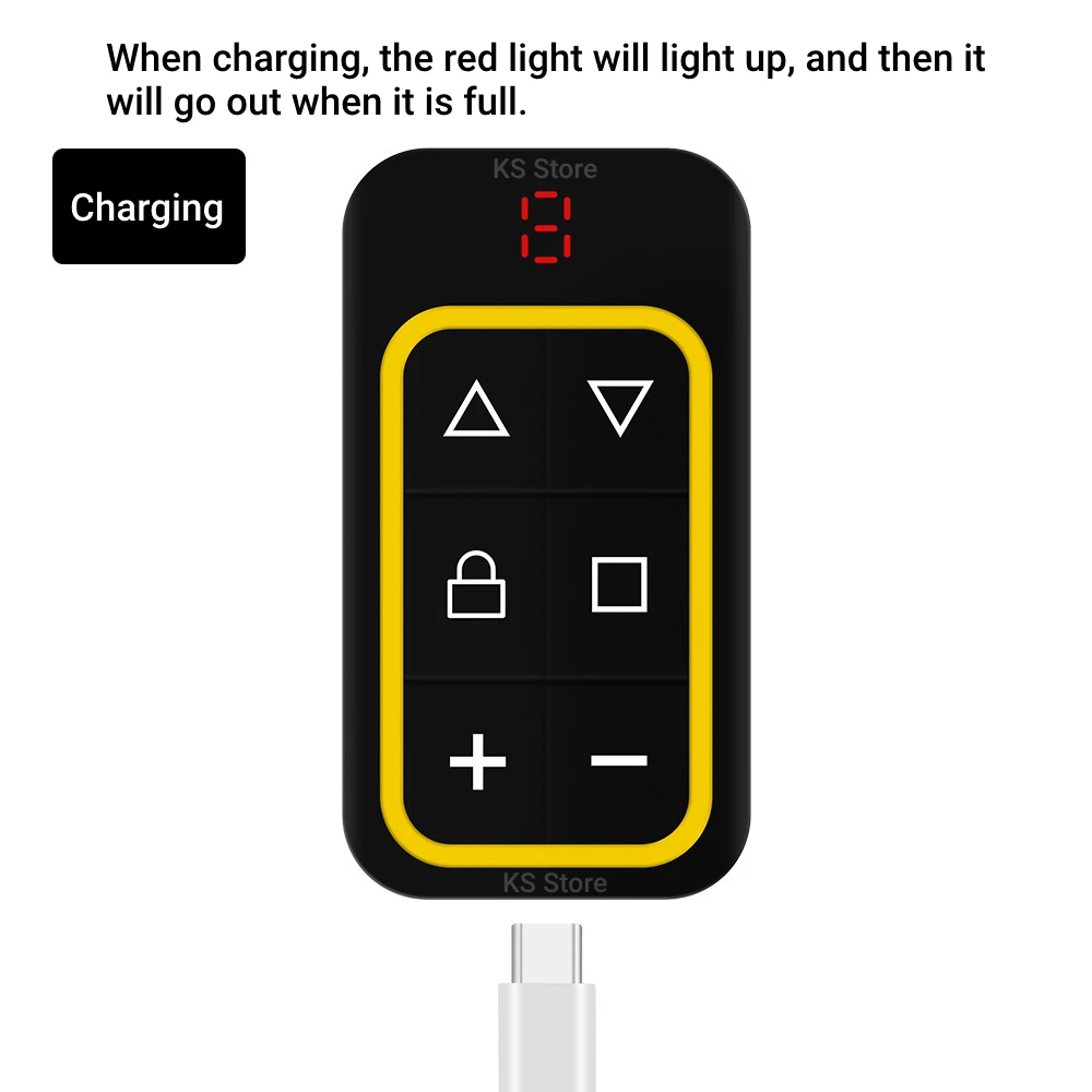 Telecomando universale multifrequenza per porta di controllo garage 300-915 mhz Controllo cancello 433 MHZ Telecomando copia ricaricabile