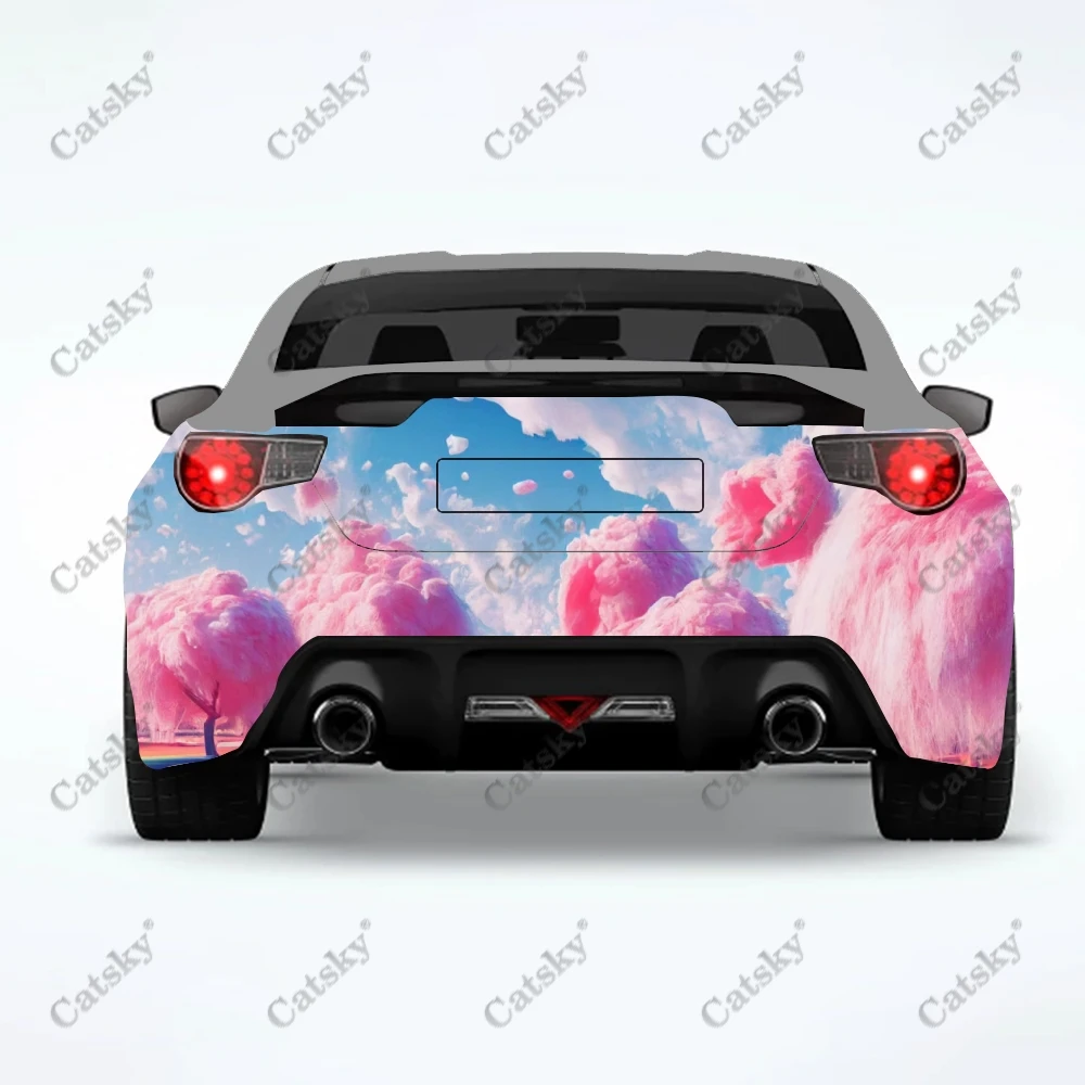 rainbow clouds Car stickers truck tail modified custom suitable for SUV car truck packaging stickers decals