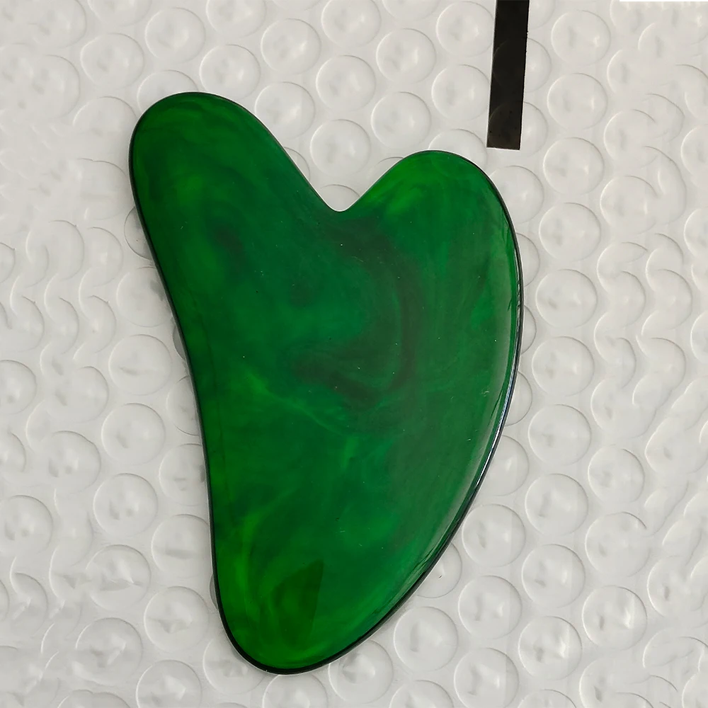 1PC Resin Gua Sha Massage Board Facial Skincare Guasha Tools Face Massager Scrapers for Face Neck Back Body SPA Massage Tool