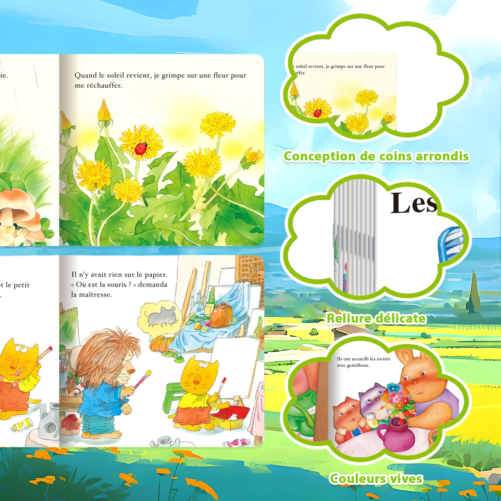 French Baby Story Book Set - Fun Tales for Early Learning