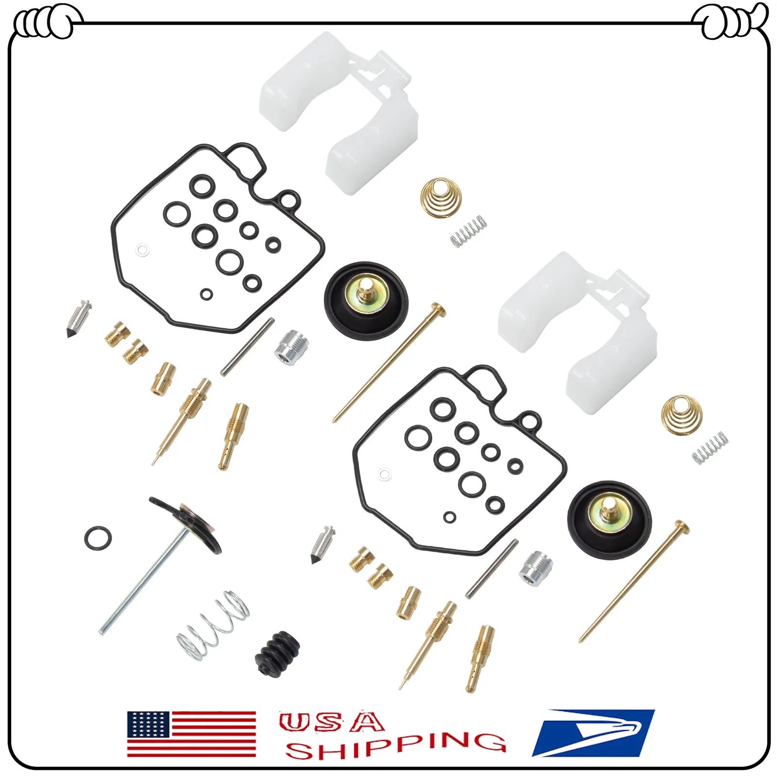 

2sets Carburetor Carb Repair Kit For Honda 1982 CM450C CM450E CM450SC CB450T