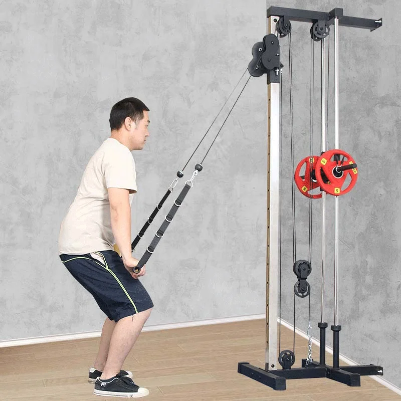 Design For Home Gym Pulley System Multifunction Cable Crossover Gym Equipment Machine Lat Pulldown Machine