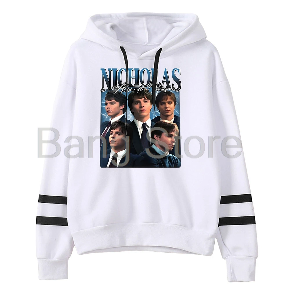 Nicholas Chavez Vintage Pullover Hoodie Women Men Hooded Sweatshirt Fashion Long Sleeve Tracksuit