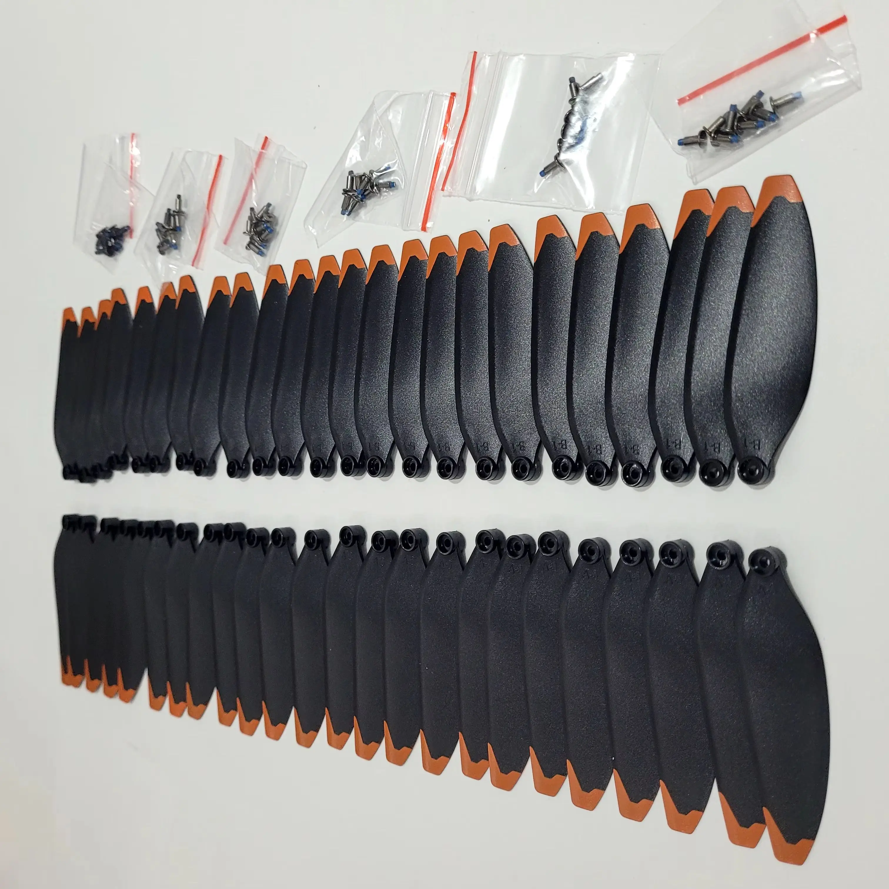 70MM Propeller Props Spare Part for RC Drone Brushless Quadcopter Part Maple Leaf Blade Accessory 8PCS/Set