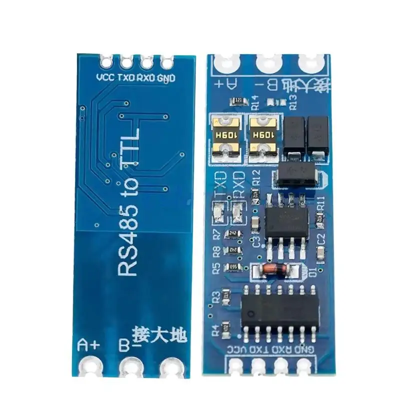 100pcs Industrial TTL to RS485 Converter Auto Flow Control Module UART Level Shifter 3.3V/5V Dual Power Stable Signal Conversion